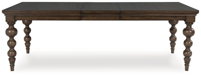 Veramond - Dark Brown - Rectangular Dining Room Extension Table - Image 4