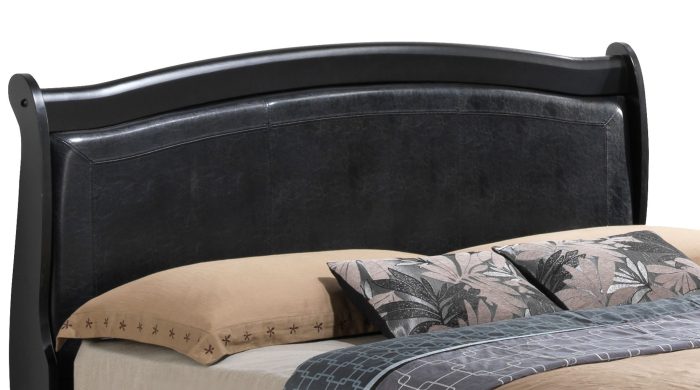Panel Sleigh Bed Elegantly Crafted - Image 5