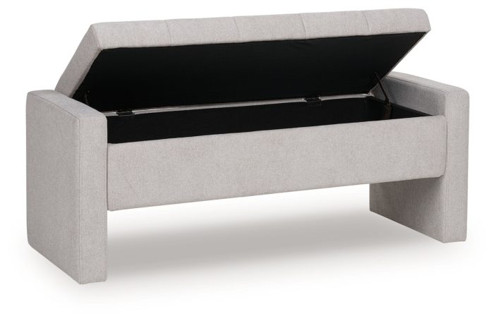 Akselman - Gray - Storage Bench - Image 2
