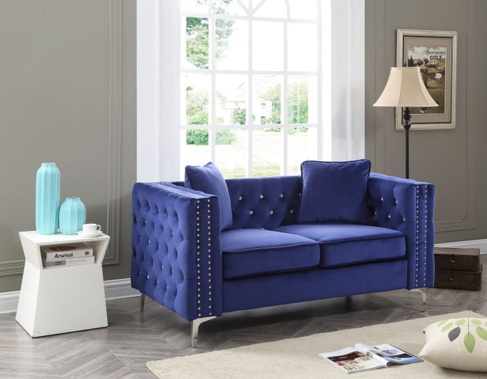 Elegant Track Arm Loveseat - Image 11