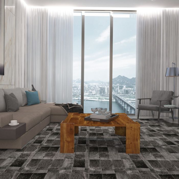 Atlantic Minimalistic Coffee Table - Natural Wood - Image 3
