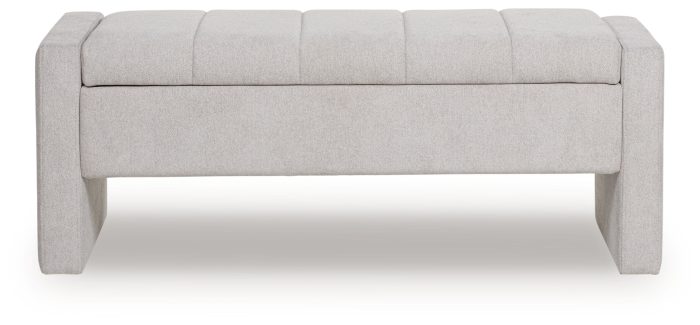 Akselman - Gray - Storage Bench - Image 3