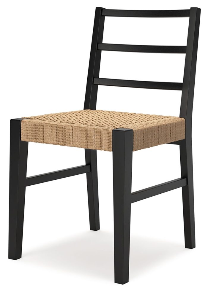Isanti - Light Brown / Black - Dining Room Side Chair (Set of 2) - Image 4