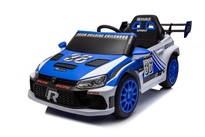 12V4A 20W*2 One Button Start, Forward And Backward, High And Low Speed, Music, Front Light, Power Display, Two Doors Can Open, 2.4G R / C, Seat Belt Four Wheel Absorber Kids Ride On Car - Image 9