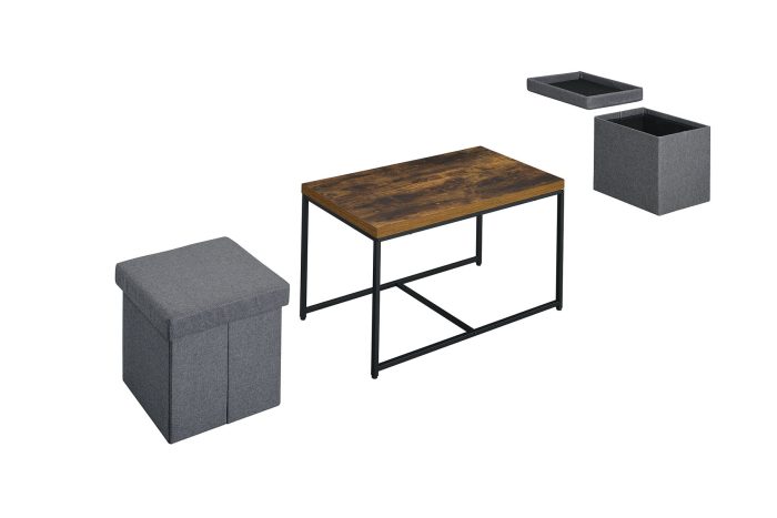 Murph - Wood Grain 3 Piece Coffee Table (Set of 3) - Image 3