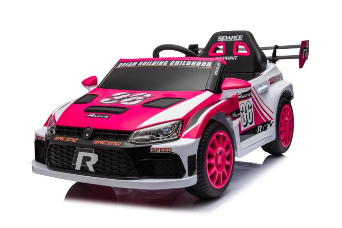 12V4A 20W*2 One Button Start, Forward And Backward, High And Low Speed, Music, Front Light, Power Display, Two Doors Can Open, 2.4G R / C, Seat Belt Four Wheel Absorber Kids Ride On Car - Image 3