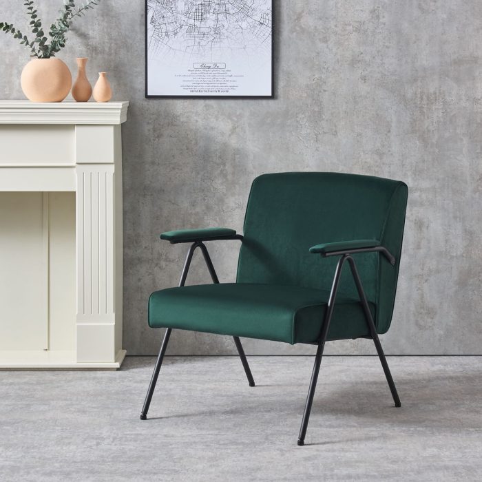 Cloth Leisure - Metal Frame Recliner, For Living Room And Bedroom - Image 6