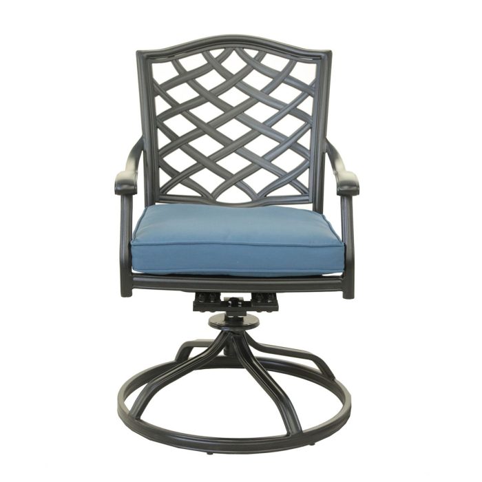 Aluminum Round Dining Set - Image 15