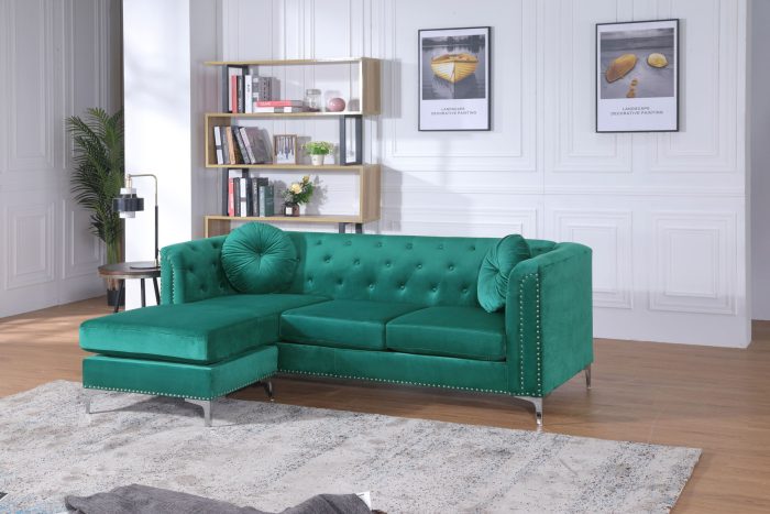 Pompano - Micro Suede Sofa Chaise - Image 9