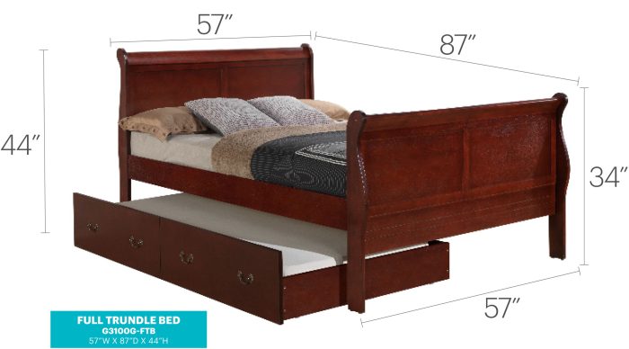 Elegant Trundle Bed With Timeless Charm - Image 19