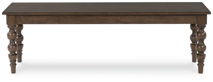 Veramond - Dark Brown - Large Dining Room Bench - Image 2