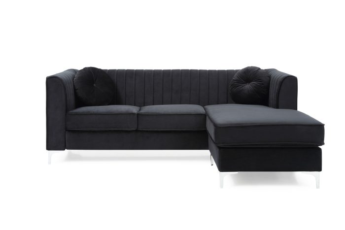 Delray - Micro Suede Sofa Chaise - Image 14