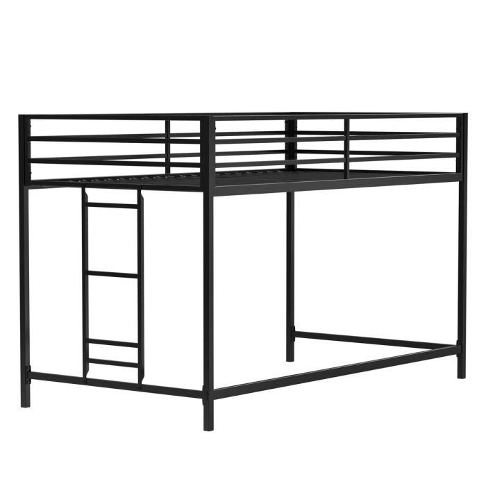 Adam - Junior Twin Loft Bunk - Black - Image 3