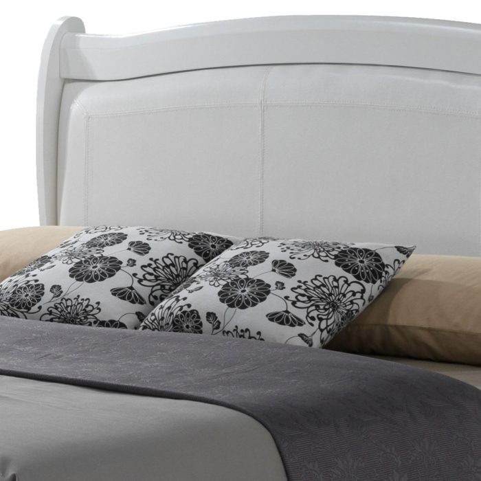 Panel Sleigh Bed Elegantly Crafted - Image 3