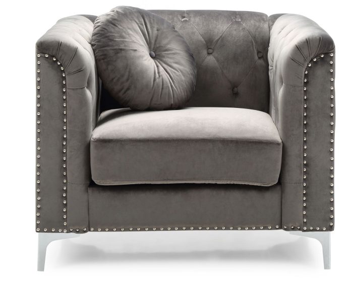 Contemporary Sloped Arm Chair - Image 12