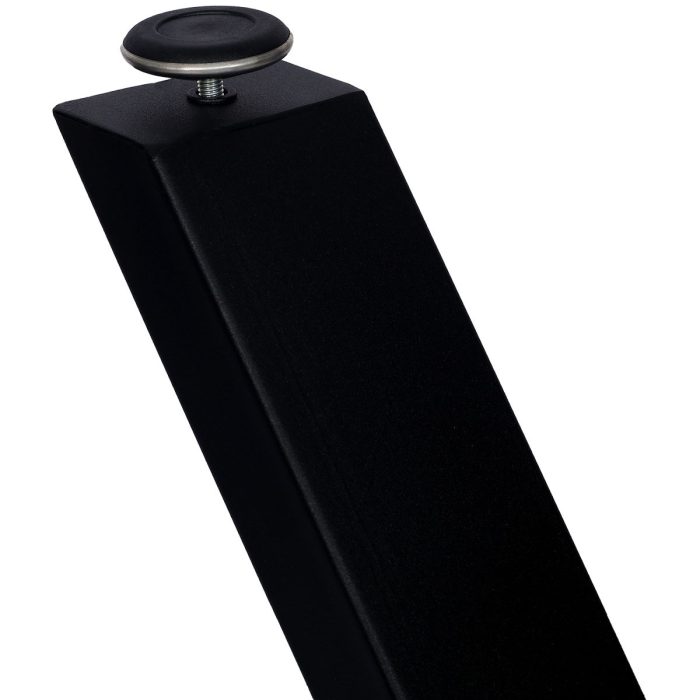 X Table Legs 28X 24", Wide Metal Table Legs, Heavy Duty Steel Desk Legs Table Leg Dining Table Legs Coffee Desk Leg (Set of 2) - Black - Image 4