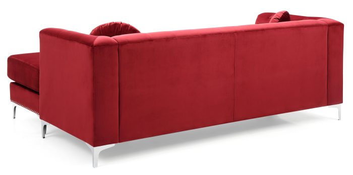 Pompano - Micro Suede Sofa Chaise - Image 15